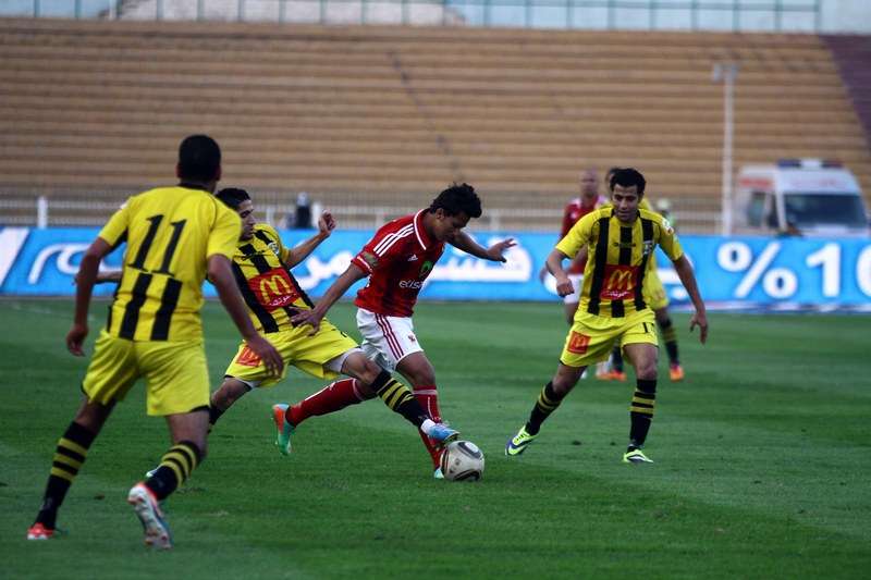 مباراة الأهلي والمقاولون العرب في الدوري المصري الممتاز