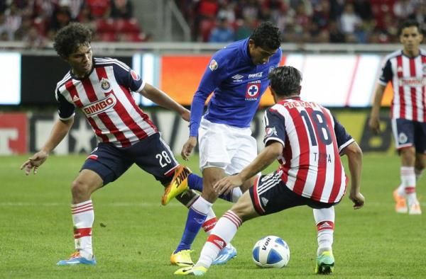 جانب من مباراة فريقي جوادالاخارا وكروز أزول