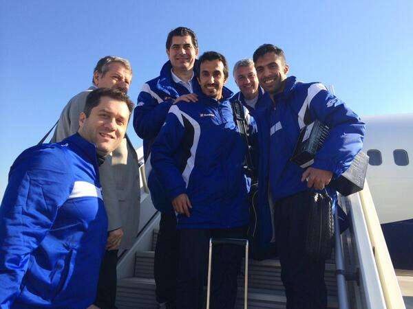 لاعبو الكويت ومدربهم في طشقند لمواجهة لوكوموتيف