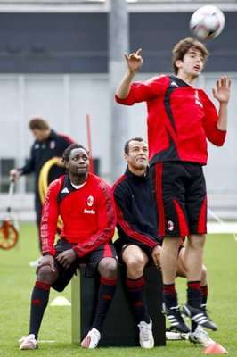 تدريبات فريق ايه سي ميلان الايطالي