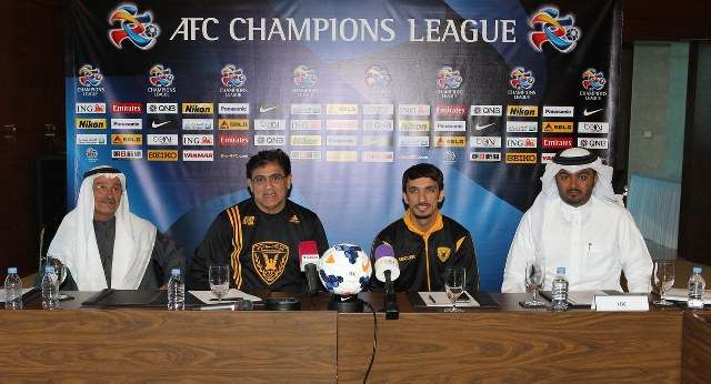  محمد إبراهيم خلال المؤتمر الصحفي