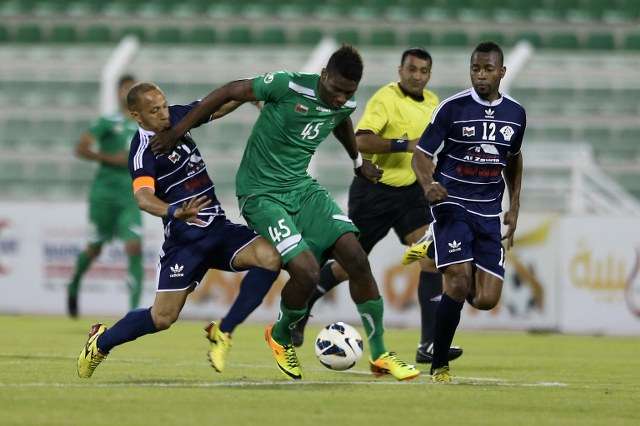 من مباراة النهضه والشباب  - تصوير : عادل النعيمي