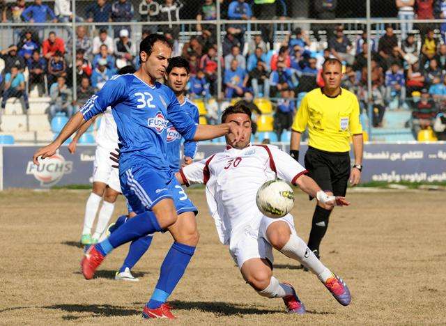  من مباراة الجوية والميناء في الجولة الأخيرة من الدوري