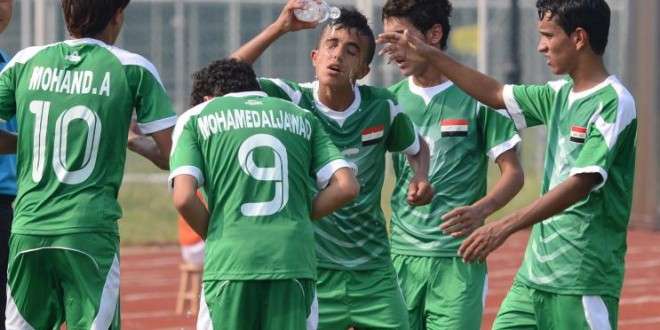 لاعبي منتخب الناشئين في آسياد الشباب