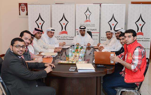 جانب من الاجتماع الأول للجنة الإعلام الرياضي   