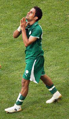 ياسر القحطاني خلال مشاركته في كأس العالم 2006