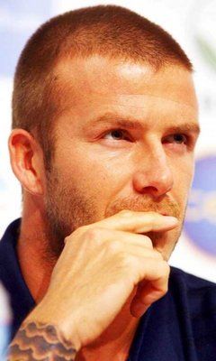 ديفيد بيكهام نجم فريق لوس أنجليس جالاكسي 