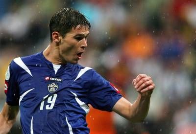 نيكولا زيجيتش لاعب فريق بلنسية الأسباني 