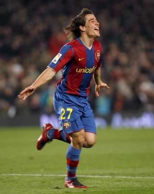 اللاعب الناشئ بويان كركيتش نجم فريق برشلونة الأسباني 