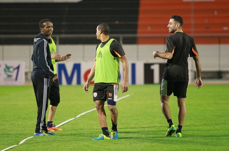 جانب من تدريب الشباب اليوم