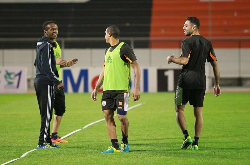 جانب من تدريب الشباب اليوم