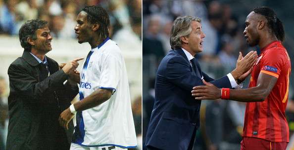 صورة تجمع دروجبا تشيلسي ودروجبا غلطة سراي 