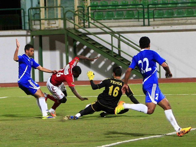 صورة أرشيفية لمباراة سموحة والأهلي في الدوري المصري 