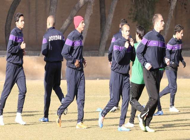 من تدريبات النشامى استعدادا لمواجهة سوريا