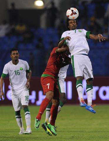 جانب من مباراة السعودية واندونيسيا