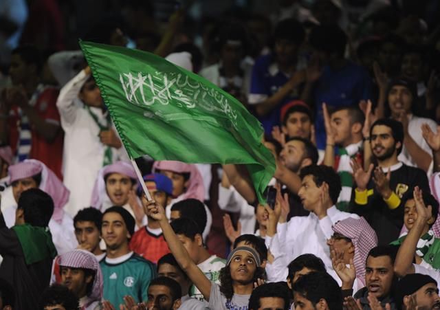 الجماهير السعودية آزرت منتخبها بحماس