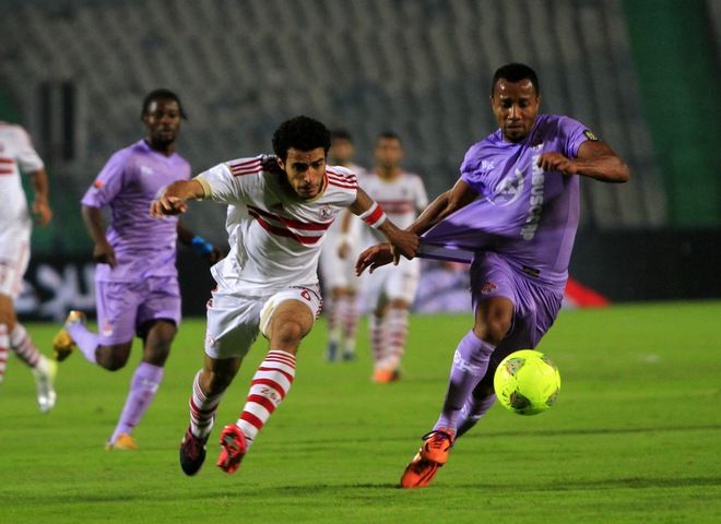 الزمالك حقق فوزا صعبا على كابوسكورب الانجولي 