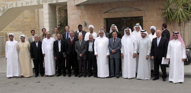 لقطة جماعية بعد انتخابات الاتحاد العربي للصحافة الرياضية 