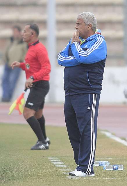 محمد اليماني خلال قيادته للفيصلي في مباراة اليوم أمام البقعة