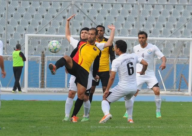 من مباراة الزوراء مع نفط ميسان اليوم بملعب الشعب 