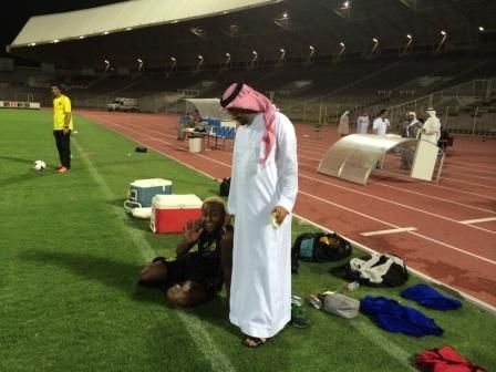 البرازيلي جبسون حضر المران رغم عدم قيده اسيوياً