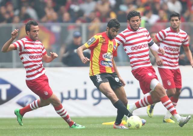 الصورة من لقاء امس الذي جمع بين الترجي والافريقي 