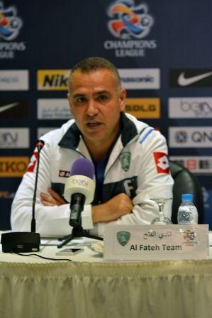 الجبال يتحدث في المؤتمر الصحفي قبل ملاقاة الجيش