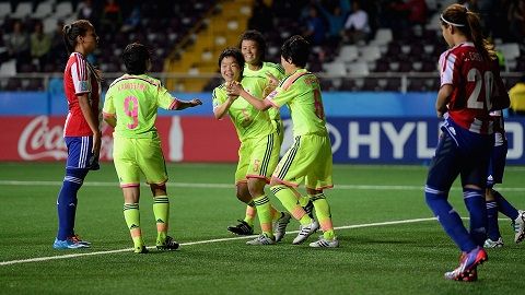 فرحة لاعبات منتخب اليابان تكررت 10 مرات 