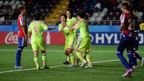 فرحة لاعبات منتخب اليابان تكررت 10 مرات 