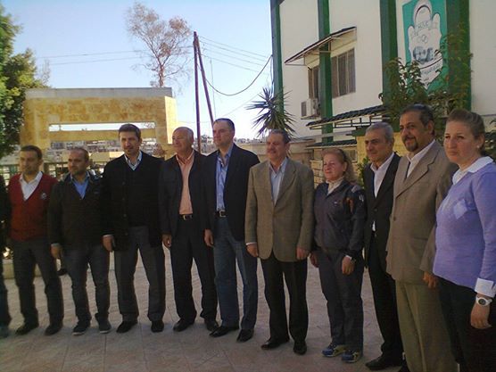 صورة جماعية لمجلس نادي الحرية الجديد