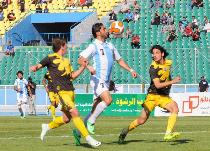  من مباراة اليوم بين الطلبة والكرخ