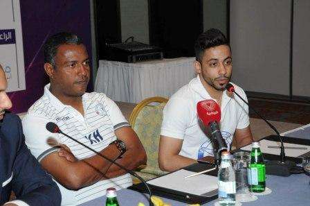 الحربان والمشعان يتحدثان في المؤتمر الصحفي