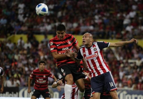 جانب من مباراة فريقي أطلس وجوادالاخار