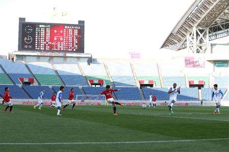 مباراة فريقي اوراوا ريدز وشيميزو بولسه من دون الجمهور