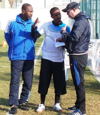 التونسي النابي  ومساعده مجدي مرجان