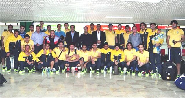 وفد اربيل بعد وصوله الى المنامة 