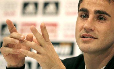 المدافع فابيو كانافارو خلال المؤتمر الصحفي