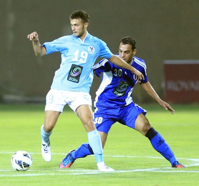 من لقاء الرمثا والفيصلي بالدور الأول لكأس الأردن 