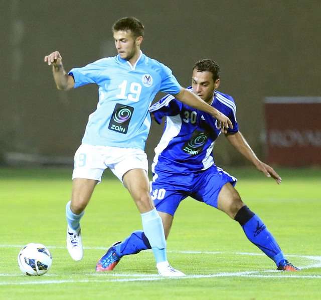 من لقاء الرمثا والفيصلي بالدور الأول لكأس الأردن