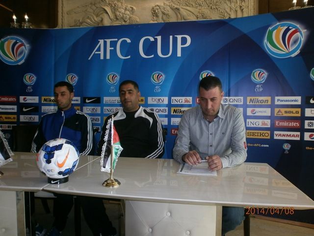 من المؤتمر الصحافي لمدربي وقائدي الصفاء وذات راس اليوم