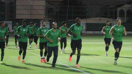 جانب من تدريبات الأهلي اليوم