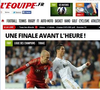 نهائي مبكر لدوري الابطال بين بايرن والريال عنوان ليكيب