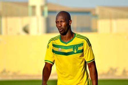 بلال خلال تدريبات الامس