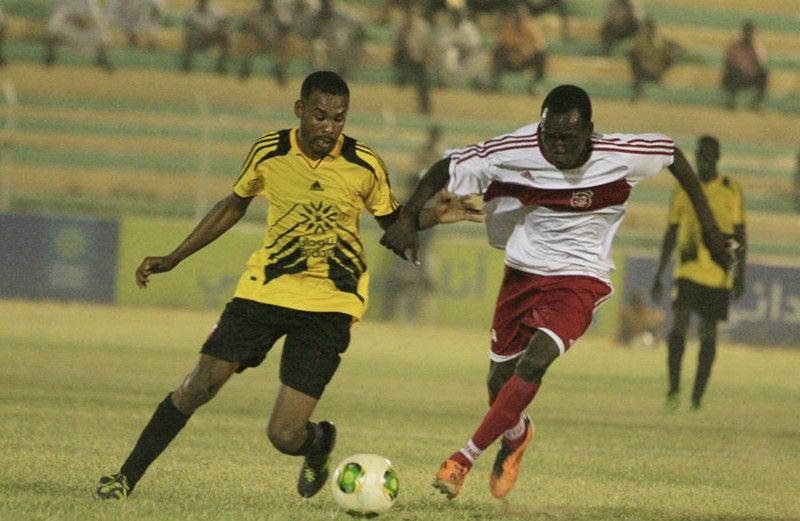 جانب من مباراة الخرطوم الوطني والإتحاد