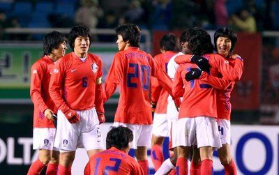 لاعبي منتخب كوريا الجنوبية