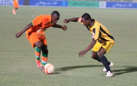 جانب من مباراة النسور والإتحاد