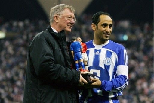 فيرغسون يكرم النجم المعتزل سامي الجابر