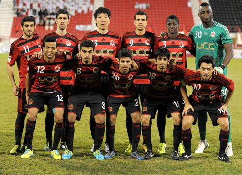 فريق الكرة بنادي الريان القطري 