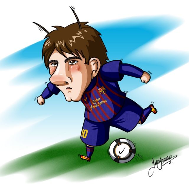 نجم برشلونة الإسباني ليونيل ميسي