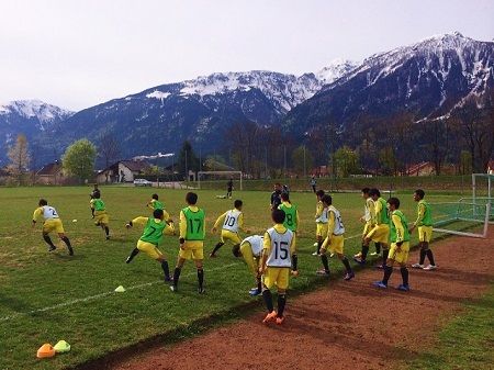 المعسكر التدريبي لمنتخب اليابان في إيطاليا